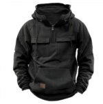 Men's Zip-up Hoodies Sweatshirt With Drawstring And Pocket Design Fashion Casual Sports Sweatshirt - Image 8