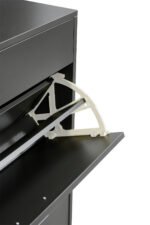 Shoe Cabinet , Shoe Storage Shelves, Grey - Image 7