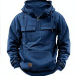 Men's Zip-up Hoodies Sweatshirt With Drawstring And Pocket Design Fashion Casual Sports Sweatshirt - Image 4