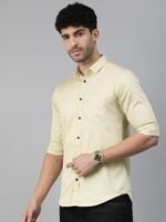 Men Classic Slim Fit Pure Cotton Casual Shirt
